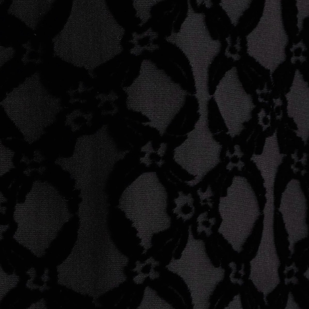 PAIGE Amaya Black Sheer Silk Blend Blouse - Picture 9 of 14